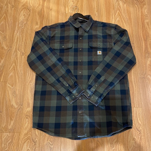 Carhartt Plaid Long Sleeve Shirt - Picture 2 of 7